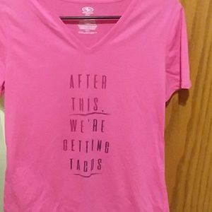T-shirt with letters